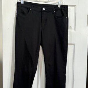 New - Kut from the Kloth Cassandra Split Hem Capri Skinny Jean - Black